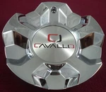 Cavallo Wheels Chrome Custom Center Cap # C257L176S Used. Price: $69.25.