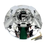 1005-88FLRT Fuel Chrome Center Cap 8-5/8"OD 2-1/4"H Bolt-on Open-end, Closed-end New. Price: $33.00.