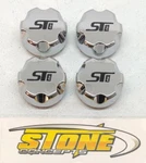 (4) Plastic Chrome Front Rear Wheel Center Cap Hub Cover 3" 4/110 T5 T6 T7 New. Price: $40.00.