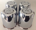 (4) American Racing 3.27" Dia Push Thru Plastic Chrome Center Caps 1327000S Used. Price: $59.97.
