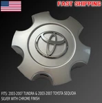 Sequoia Tundra 2003 04 05 07 Center Hub Cap Silver Chrome 56069440 For Toyota New. Price: $18.98.
