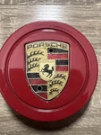 Porsche Germany Jst Red/gold Wheel Center Cap 993361.303.10 Used. Price: $35.00.