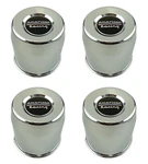 4X New American Racing 5/6 Lug Chrome 4.25" Wheel Center Caps AR61 AR62 1425002. Price: $168.00.
