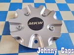 Mkw Wheels # M107-1-CAP Silver Center 82 (qty. 1) Used. Price: $49.50.