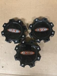 845L170B Moto Metal Lug 8X165.1 8X170 Gloss Black Red Center Cap Set Of 3 Used. Price: $40.00.