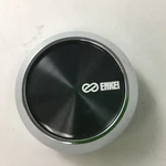 Enkei Chrome/black Wheel Center Cap Hub SPCJ46 2.50" Used. Price: $35.00.