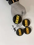Set Bbs Wheel Centercaps 70MM Genuine Emblem Black On Royal Gold 3D 56.24.206 New. Price: $130.00.