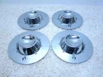 Tyfun TW009 Custom Wheel Chrome Bolt On Center Cap Set #2G-9 Used. Price: $150.00.