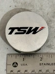 Tsw Wheels Machined Rim Hub Cover Center Cap PCG18-F Used. Price: $27.50.