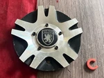 #c 1) Von Max Luxury Wheels Center Cap Black Machined PCA5130 (al) Used. Price: $39.95.