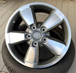 Toyota Trd 20IN Machined Silver Spoke Rim Oem W/ Cap PT53334070 Tundra Sequoia Used. Price: $200.00.