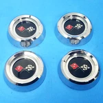 Vintage Corvette Center Caps Gm 3964519 Hub Covers 65 66? Chevy Used. Price: $150.00.