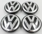 Vw Genuine Center Hubcaps Full Set (4) 70MM 7L6601149B Volkswagen Used. Price: $29.99.