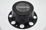 Vision Hauler Dually C181ZMB-210R Matte Black Wheel Center Cap 10.25" 8X210 New. Price: $40.00.