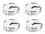 New Genuine Mercedes Benz Set Of Wheel Center Hub Chrome Caps 4PCS Oem. Price: $88.51.