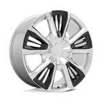 22X9 Performance Replicas PR212 Chrome Gloss Black Accents Wheel 6X5.5 (28MM) New. Price: $488.70.
