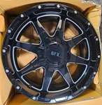 (qty 1) G-fx TR12 Gloss Black Machined 8-SPOKE Wheel Rim 20X9 8X165.1 Mm New. Price: $177.07.