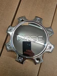 Set Of V-tec C326-8CS 1 3/4" Tall On Chrome Plastic Center Cap No Bolts New. Price: $99.95.