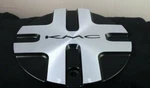 Kmc Black/ Silver Custom Wheel Center Cap (1) # 0495L155-BAL Used. Price: $29.00.