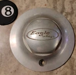 Eagle Alloys 15" Dome Hex Top #3137 Old Faded Polished 6-7/8" Wheel Center Cap Used. Price: $169.90.