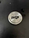 Niche Silver And Black Custom Wheel Center Caps M-774 Set Four Used. Price: $25.00.