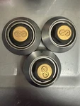 Set Of 3. Enkei Wheels Custom Center Gold Logo CAP-A54 CC-046 2,3/4 In Used. Price: $89.00.