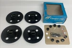 Nos Saab 900 Pc Wheel Center Caps - Black & Gold Emblem Pn 105117204, 0273474 New. Price: $199.99.