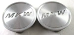 Mkw Silver 1/2" Custom Wheel Center Caps* #CAP-2254K065 (for Caps) Used. Price: $60.37.