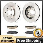 296MM Front Disc Rotors + Brake Pads For Saturn Vue 2002-2007 Chevrolet Equinox New. Price: $85.49.
