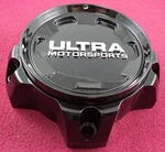 Ultra Motorsports Wheels Gloss Black Custom Center Cap # A89-0050BK (1) Used. Price: $29.95.