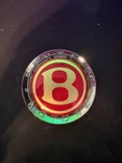 Bentley Arnage Label Center Cap & Ring Red/gold Band Pa 110614 New. Price: $250.00.