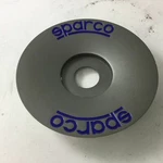 Sparco Rally Center Cap Gray Blue Without Logo C-986 SCO20 Used. Price: $25.00.