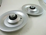 Team Dynamics/ Unknown Silver Custom Wheel Center #LC45 (for 2 Caps) New. Price: $51.75.