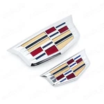 Set Of 2 Chrome Cadillac Car Front & Rear Badge Emblem For Ats Xts Elr New. Price: $59.99.