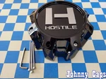 Hostile Wheels # HC-8012GB New Gloss Black "dually" Center Cap Jc (qty. 1). Price: $159.74.