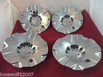 Mkw Wheels Chrome Custom Center Caps # MK50 Set Of Four Used. Price: $169.50.