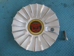 Mystikol Wheel Center Cap Machined / White 7" C-007B Or C-007W Used. Price: $45.00.