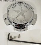 New American Force AFX350 Chrome 5X150 Tundra Wheel Rim Center Cap With Screws. Price: $78.88.