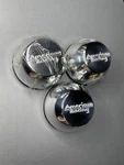 American Racing Wheels Polished Chrome Custom Center # VN510-L-CAP Used. Price: $15.00.