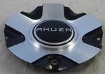 Akuza Wheels Gloss Black Custom Center Caps # PCW3B-60G / 0848 Car Used. Price: $59.95.