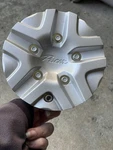 Pacer Center Cap 324L154-S001 Silver Wheel W/ Installation Bolt Used. Price: $49.99.