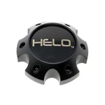 1079L145HE1SBDC / Helo Satin Black 6-LUG Bolt-on Center Cap New. Price: $49.00.