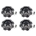 Set Of 4 Series Matte Black Wheel Center Cap XD811 Rockstar Ii Part# SC-205 New. Price: $213.40.