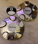 Platinum By Ultra 5 Spokes Chrome Aluminum 6-3/8" Wheel Center Caps #89-9128 Used. Price: $169.05.