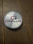 Cavallo Silver Wheel Center Cap Hub C266K65S-CH 2.75" Used. Price: $35.00.