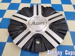 Azari Wheels # 623-2295-AL Black & Silver Metal Center Cap 37 (qty. 1) Used. Price: $79.48.