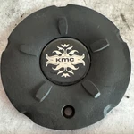 Kmc Wheel 669 Ink'd Flat Matte Black 373L162 LG0907-30 Rim Center Cap Vintage Used. Price: $19.99.