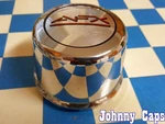 Afx Wheels 86 Chrome Center Cap # 99-7253 Custom (qty. 1) Used. Price: $35.27.