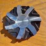Starr Custom Wheel Center Cap, Black And Silver, Part # C-780AL 04 Used. Price: $49.95.