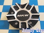 Mkw Wheels # E85S158 Black & Silver Metal Center Cap (qty. 1) Used. Price: $44.24.